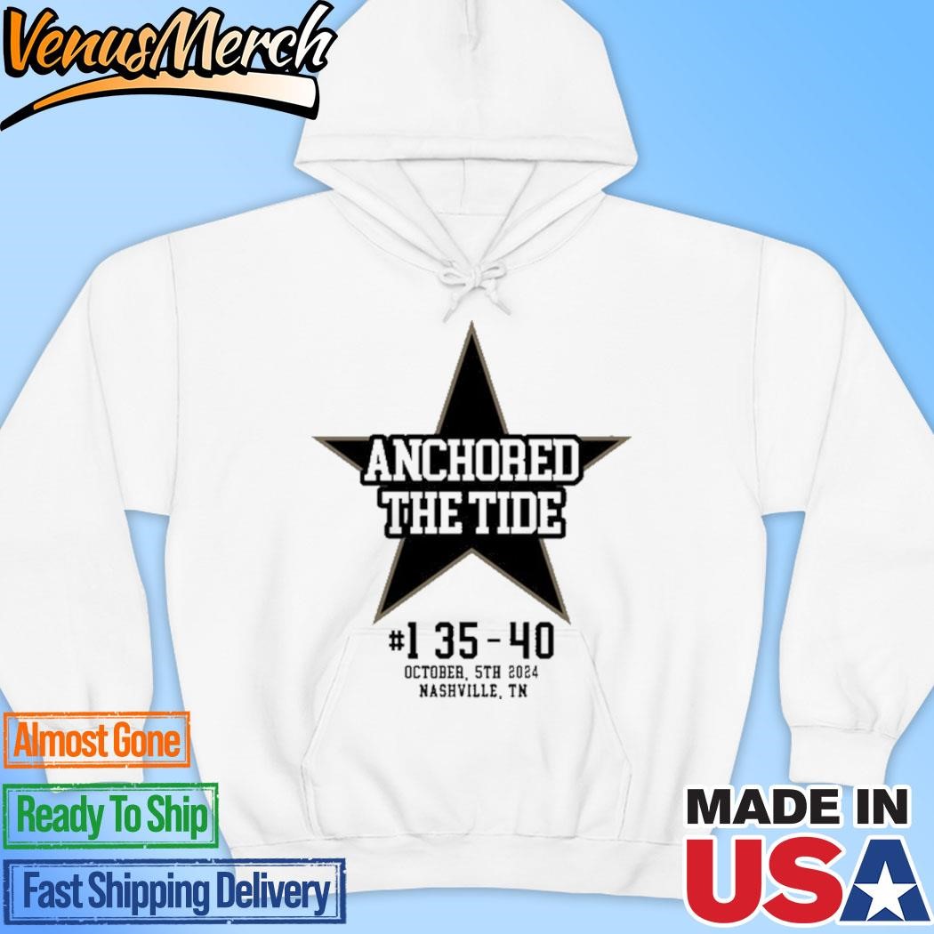 Official Anchor The Tide 35-40 October 5 2024 Nashville TN Hoodie