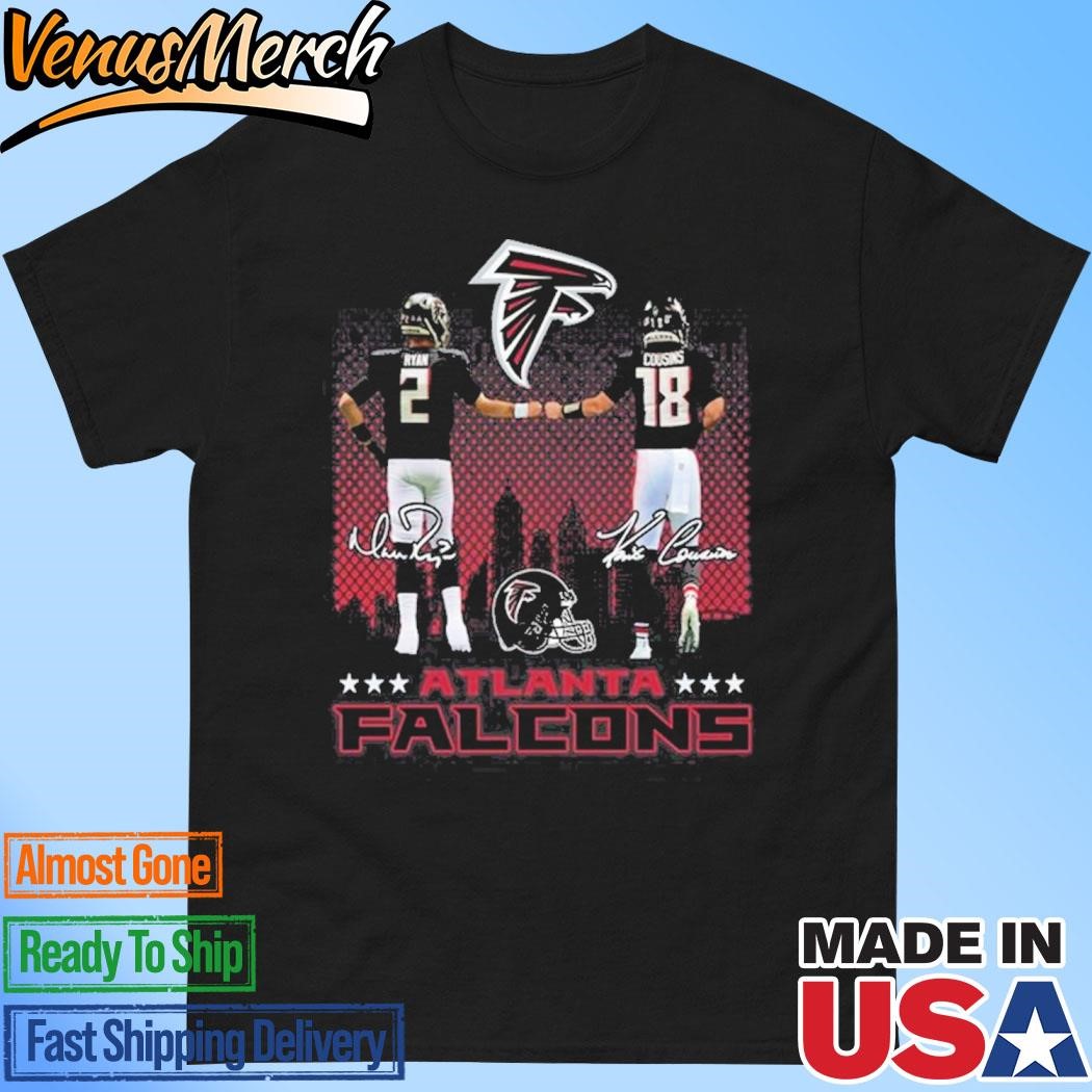 Official Atlanta Falcons Matt Ryan Kirk Cousins Football Player Stars T-Shirt