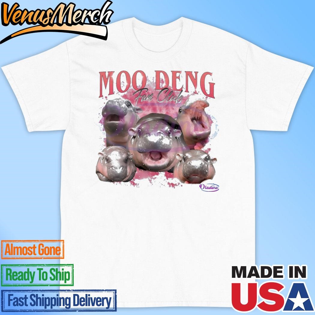 Official Baby Hippo Funny Moo Deng Fan Club Bootleg Shirt