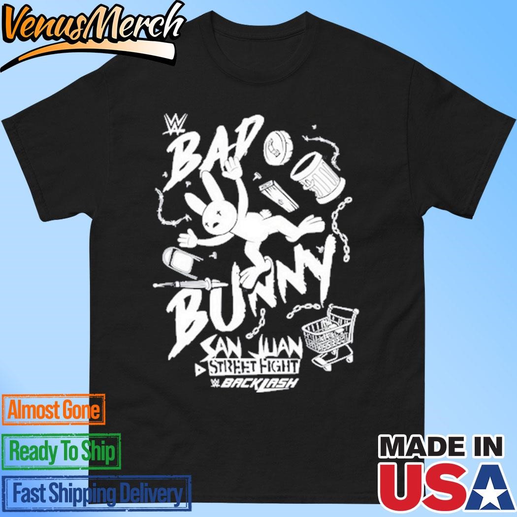 Official Bad Bunny Splash San Juan Street Fight Backlash Shirt