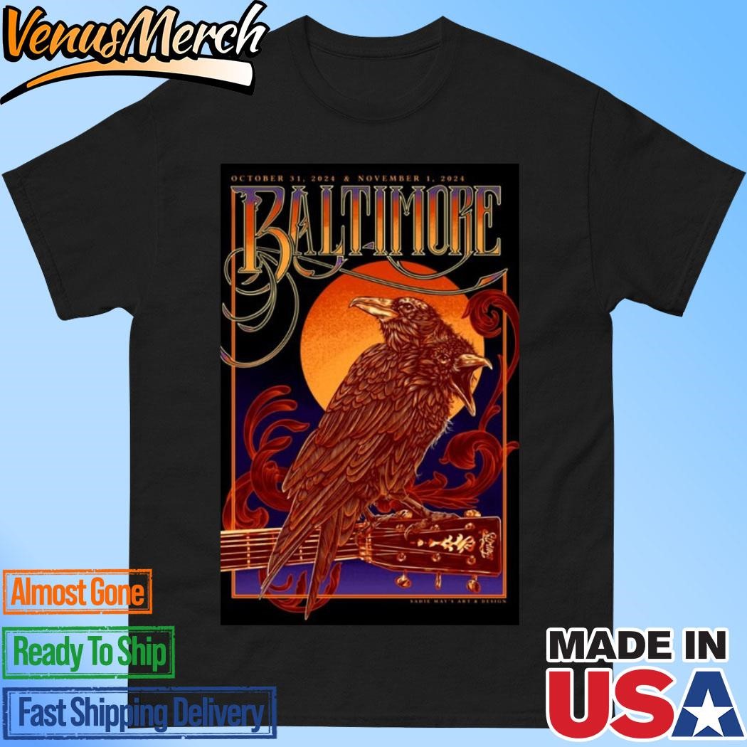 Official Baltimore November 1, 2024 Halloween Event Poster Shirt