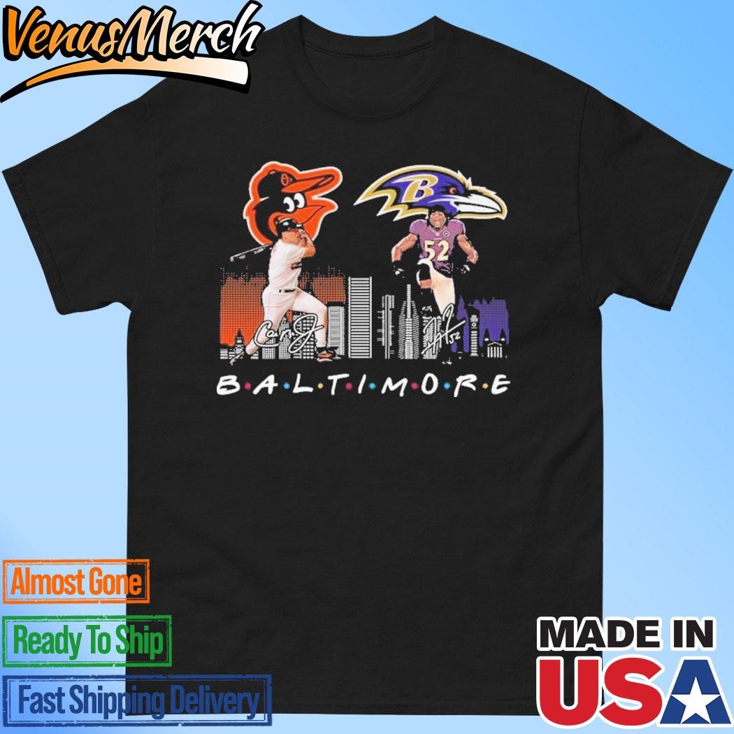 Official Baltimore Orioles Baseball Baltimore Ravens Football The Friends The Proud T-Shirt