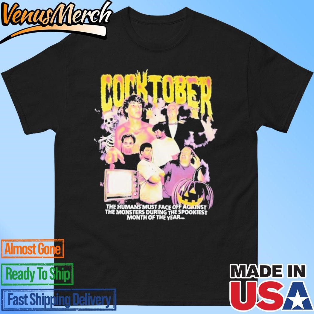 Official Baylen Levine Cocktober Graphic Black Shirt