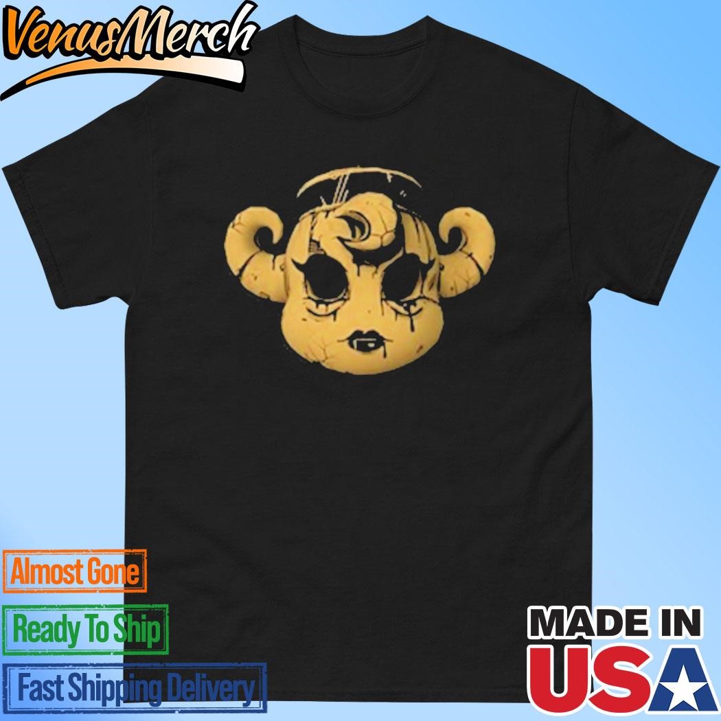 Official Bendy Striker Mask Ink Demon's Eve Black Shirt