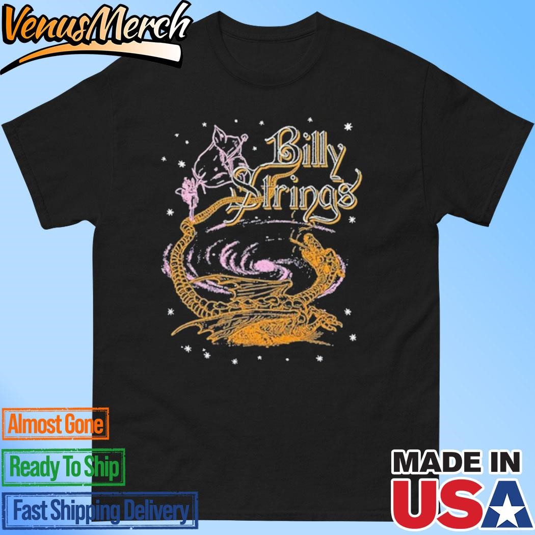 Official Billy Strings Cosmic Dragon With List Fall Tour 2024 Shirt