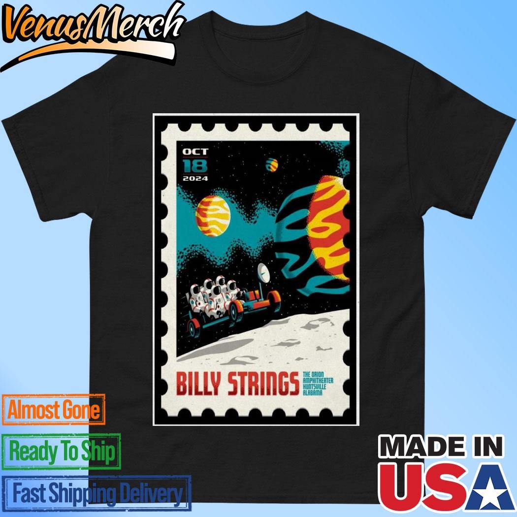 Official Billy Strings On October 18 2024 In Huntsville, AL Concert Poster Shirt