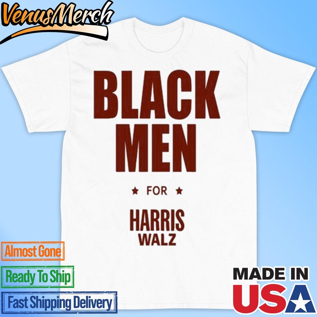 Official Black Men For Harris Walz Shirt