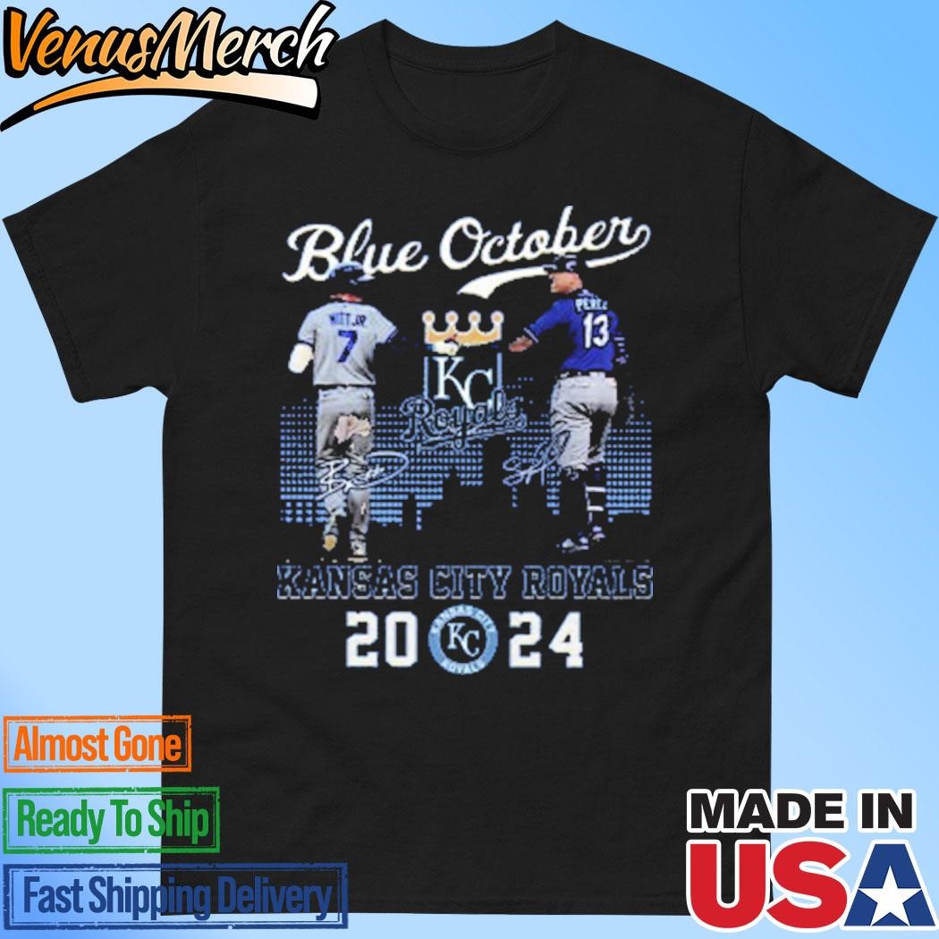 Official Blue October Royals Witt Jr Perez 2024 Shirt