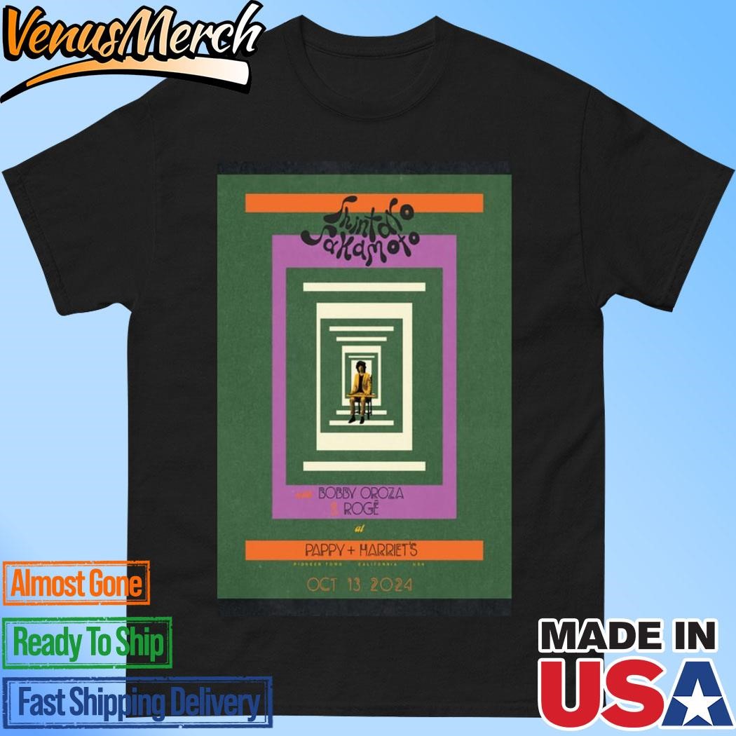 Official Bobby Oroza & Rogê Pioneertown, CA, US Oct 13 2024 Event Poster Shirt