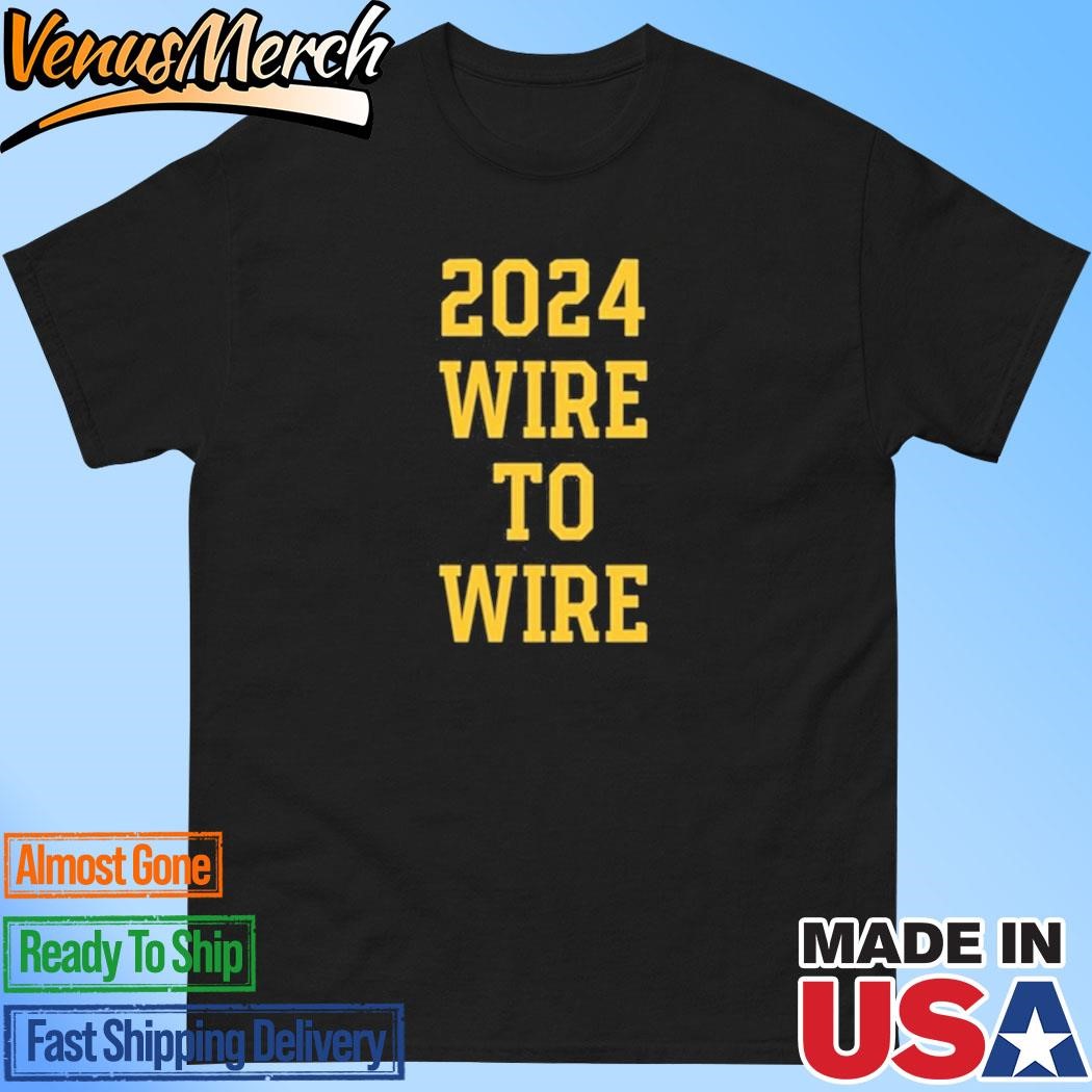 Official Brice Turang Wearing 2024 Wire To Wire Shirt