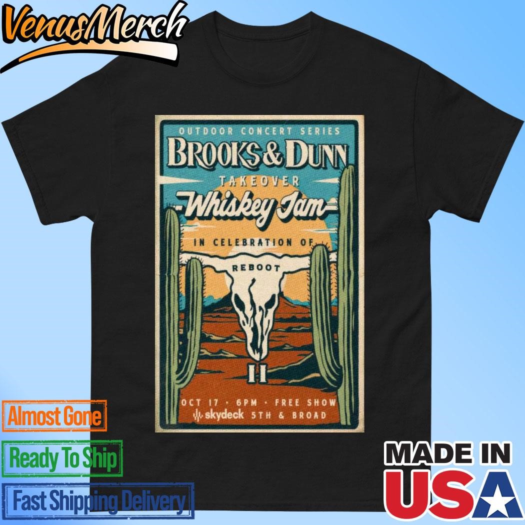 Official Brooks & Dunn Takeover Whiskey Jam Oct 17, 2024 Assembly Food Hall Poster Shirt