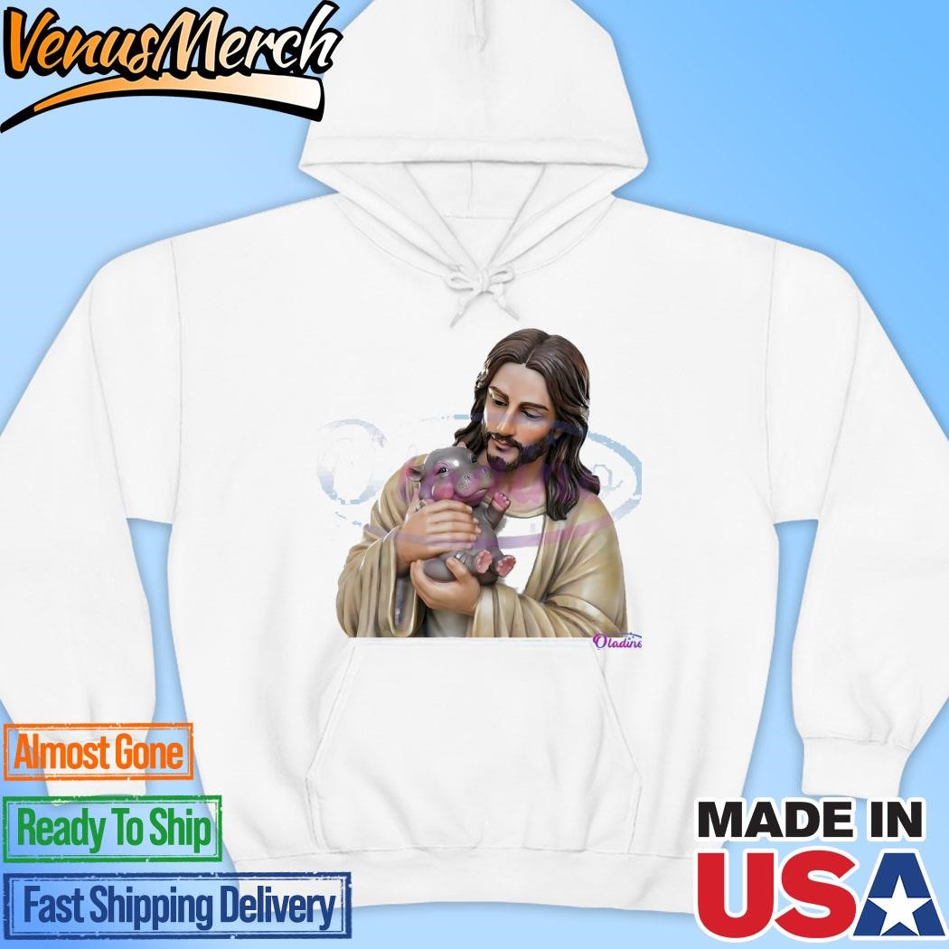 Official But Now I Found Jesus Funny Moo Deng Lover Hoodie