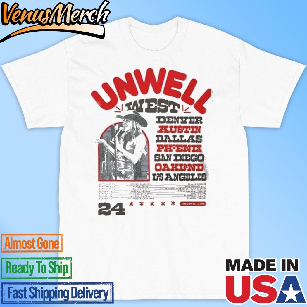 Official Call Her Daddy Unwell West Tour Shirt