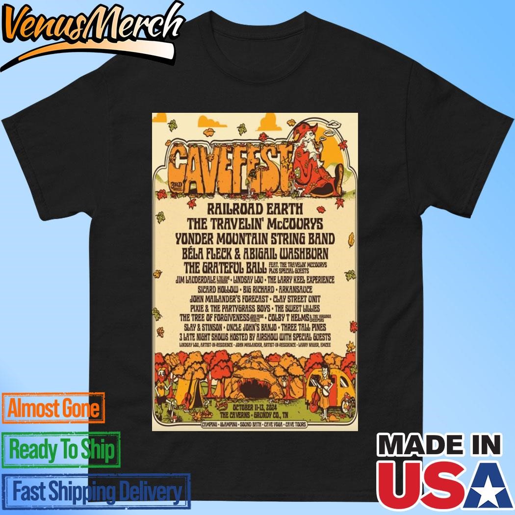 Official Cavefest The Caverns Grundy County, TN Oct 11-13 2024 Poster Shirt