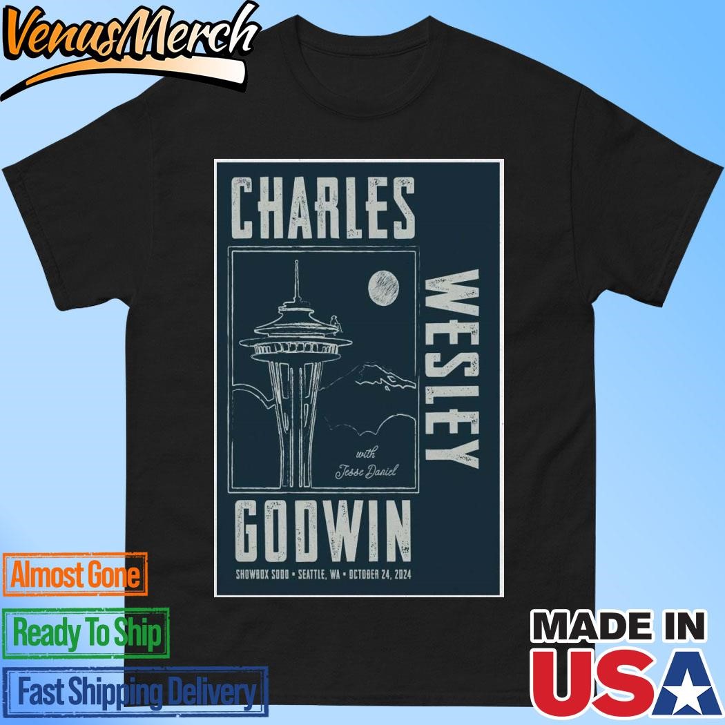 Official Charles Wesley Godwin Seattle, WA Showbox Sodd October 24 2024 Poster Art Shirt