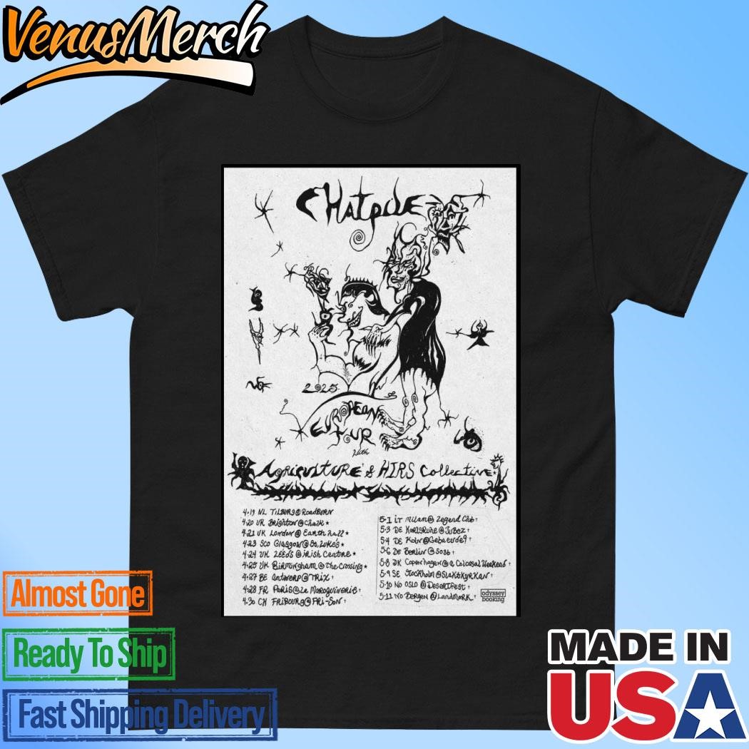 Official Chat pile European Tour UK 2025 Poster Shirt