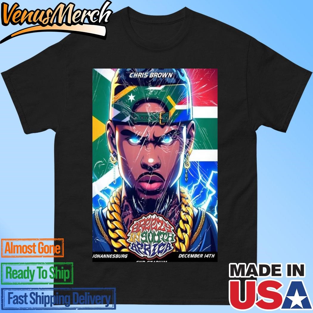 Official Chris Brown Johannesburg, SA FNB Stadium Dec 14 2024 Poster Shirt