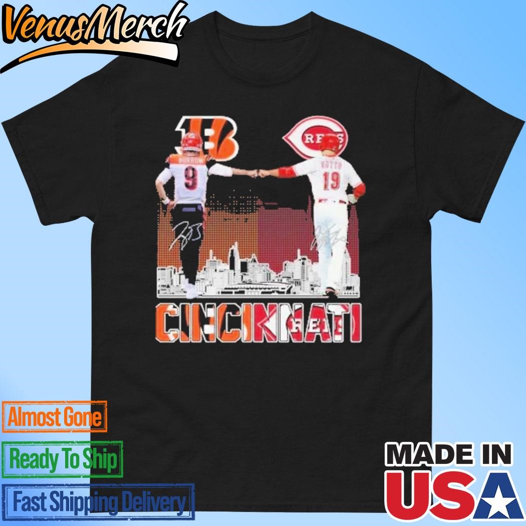 Official Cincinnati Bengals x Cincinnati Reds Signature Unisex T-Shirt