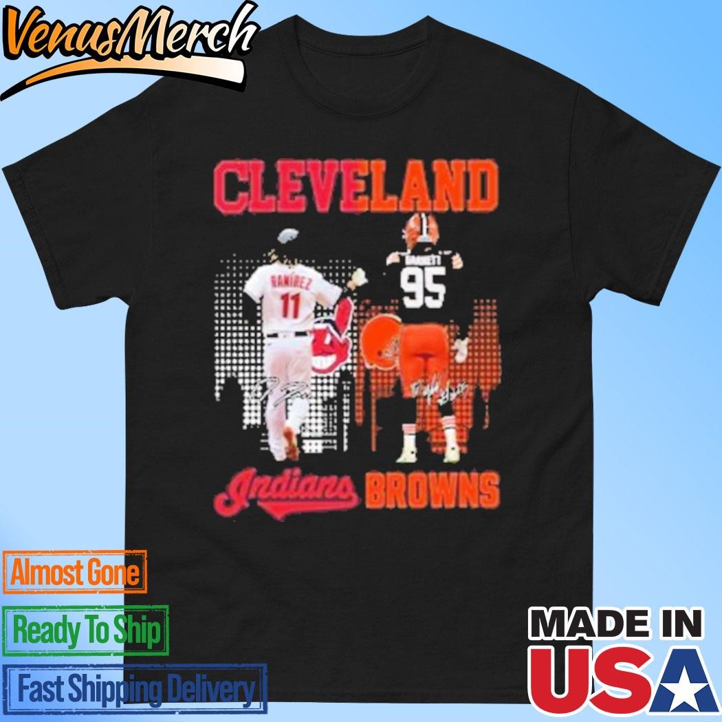 Official Cleveland Team Guardians Ramirez Browns Garrett Shirt