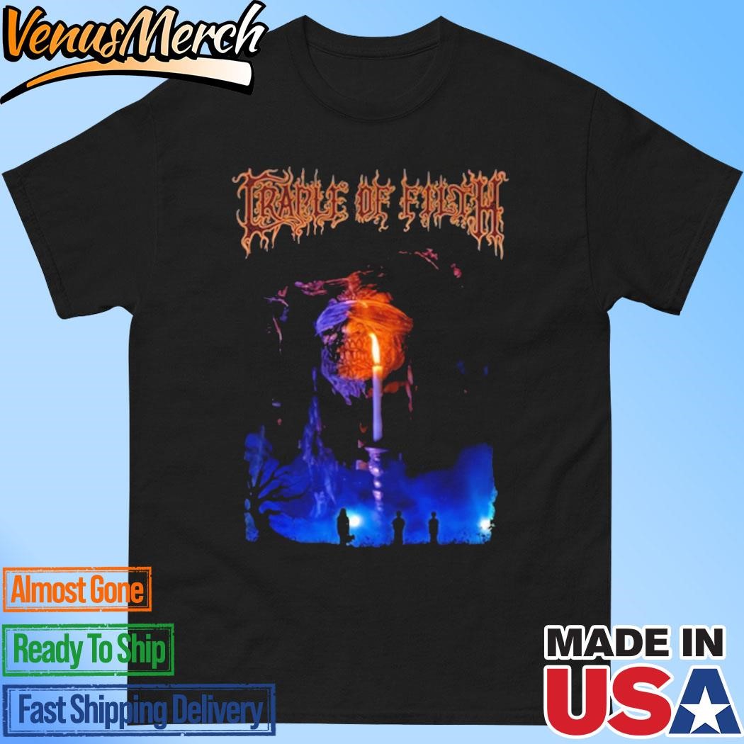 Official Cradle Of Filth Once Upon A Midnight Eerie Halloween T-Shirt