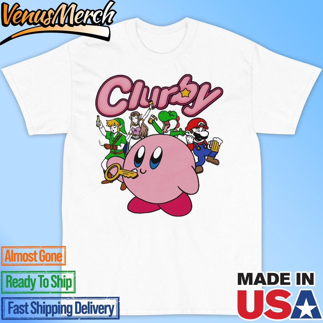 Official Curby Kirby Mario Shirt