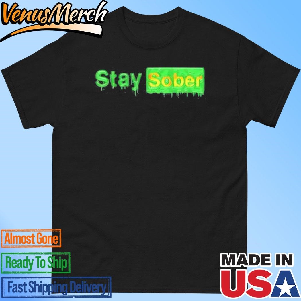 Official D'Aydrian Harding Creepy Stay Sober T-Shirt