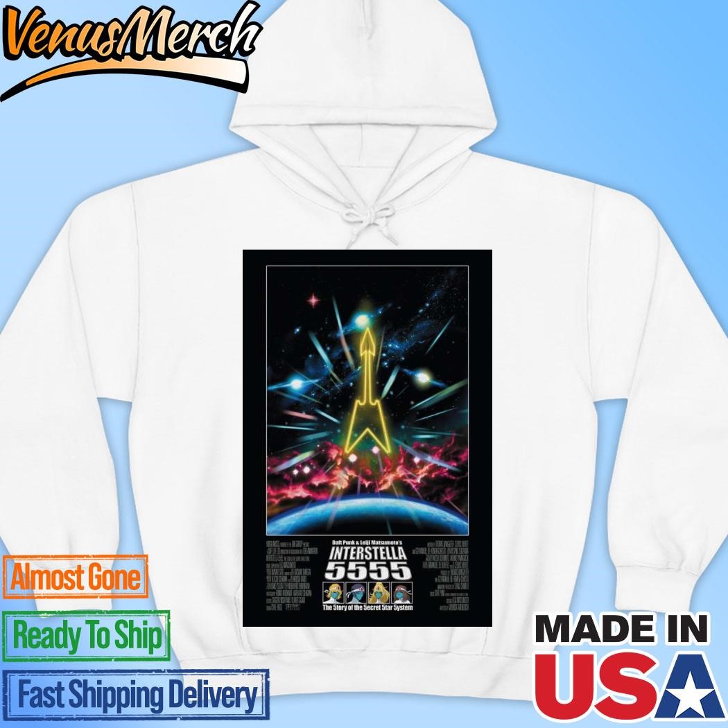 Official Daft Punk Interstella 5555 Poster Hoodie