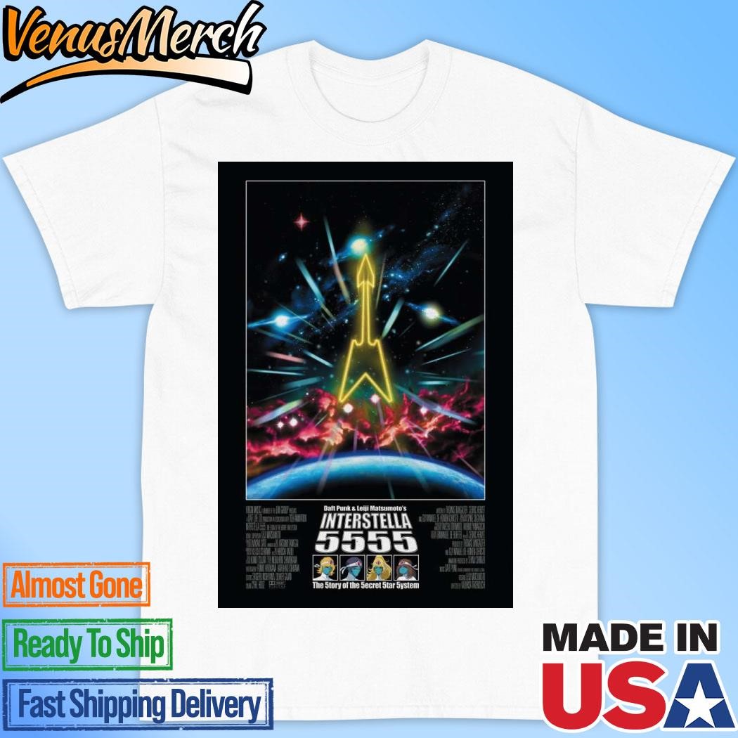 Official Daft Punk Interstella 5555 Poster Shirt