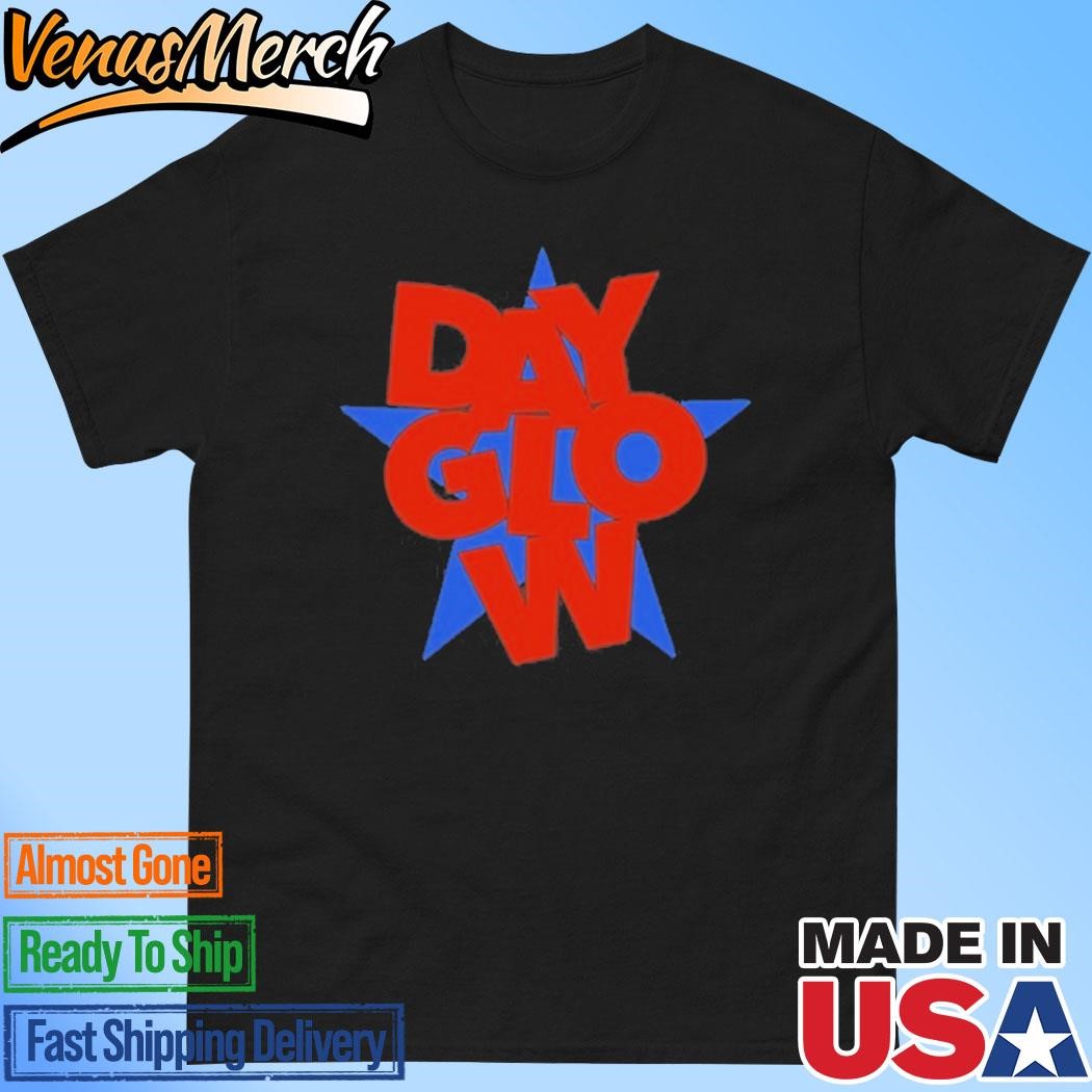 Official Day Glow Stacked Black Shirt