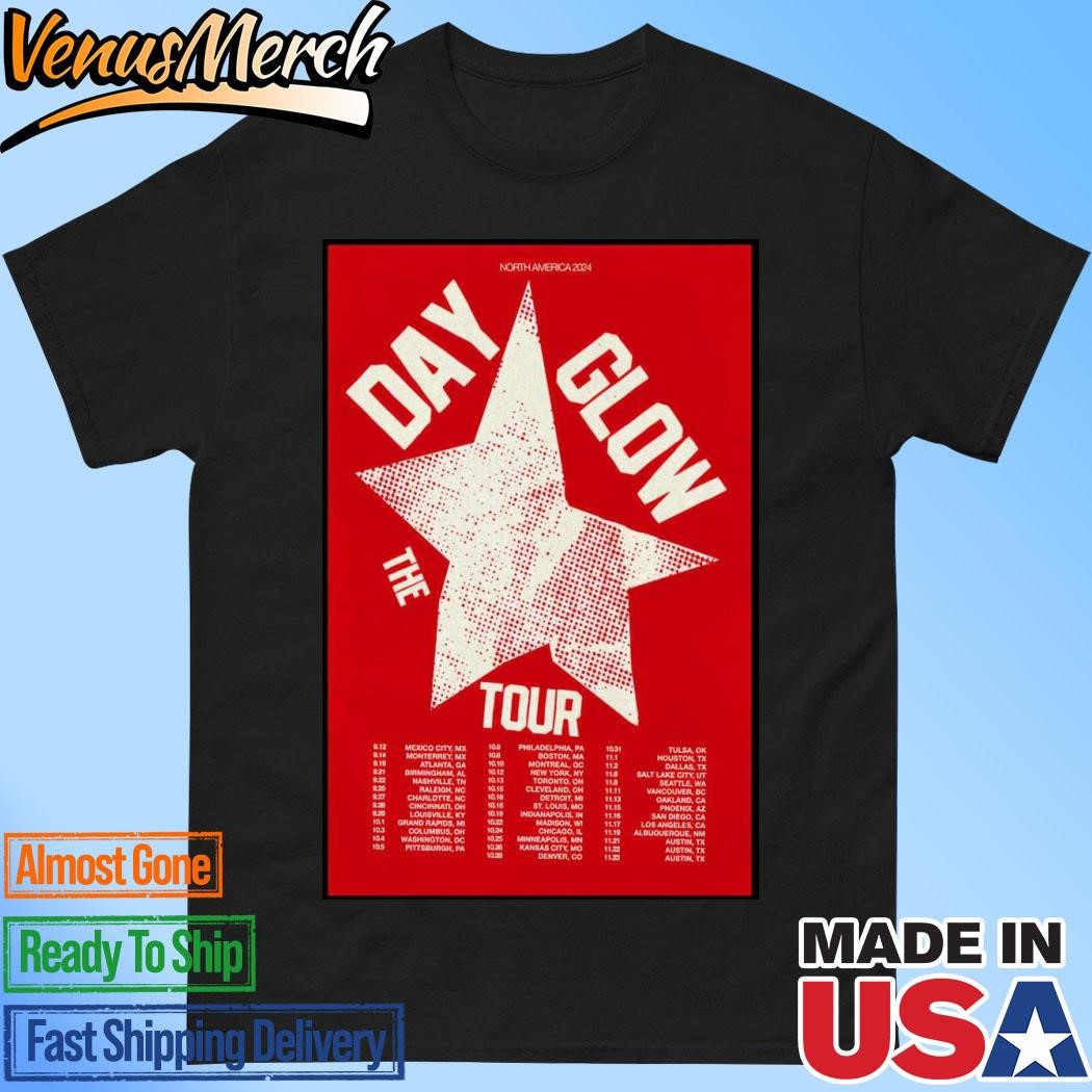 Official Dayglow North America The Tour 2024 Poster Shirt