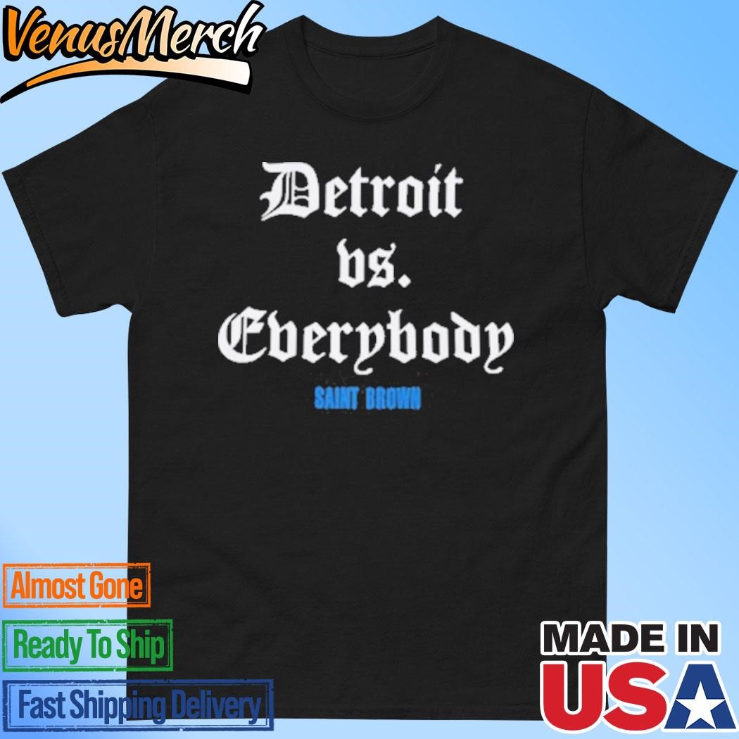 Official Detroit Lions Vs Cherybody Saint Brown T-Shirt