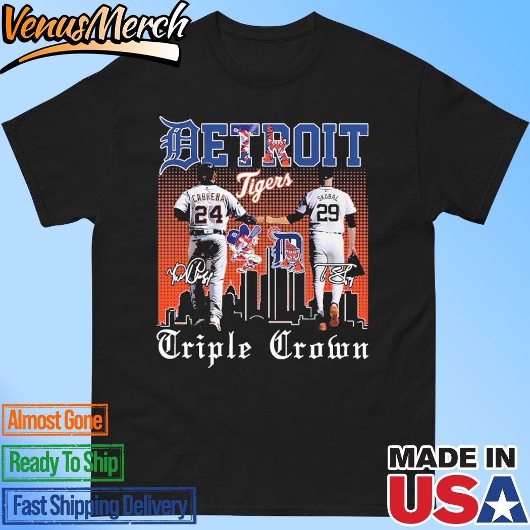 Official Detroit Tigers Cabrera Skubal Triple Crown Shirt