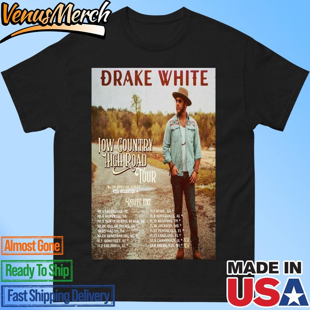 Official Drake White Low Country High Road Tour 2024 Poster Shirt