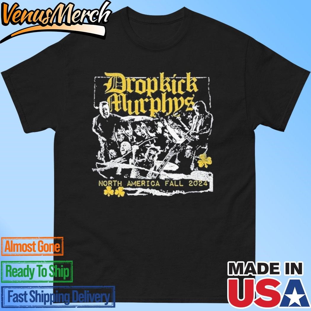 Official Dropkick Murphys North America Fall 2024 Tour Shirt