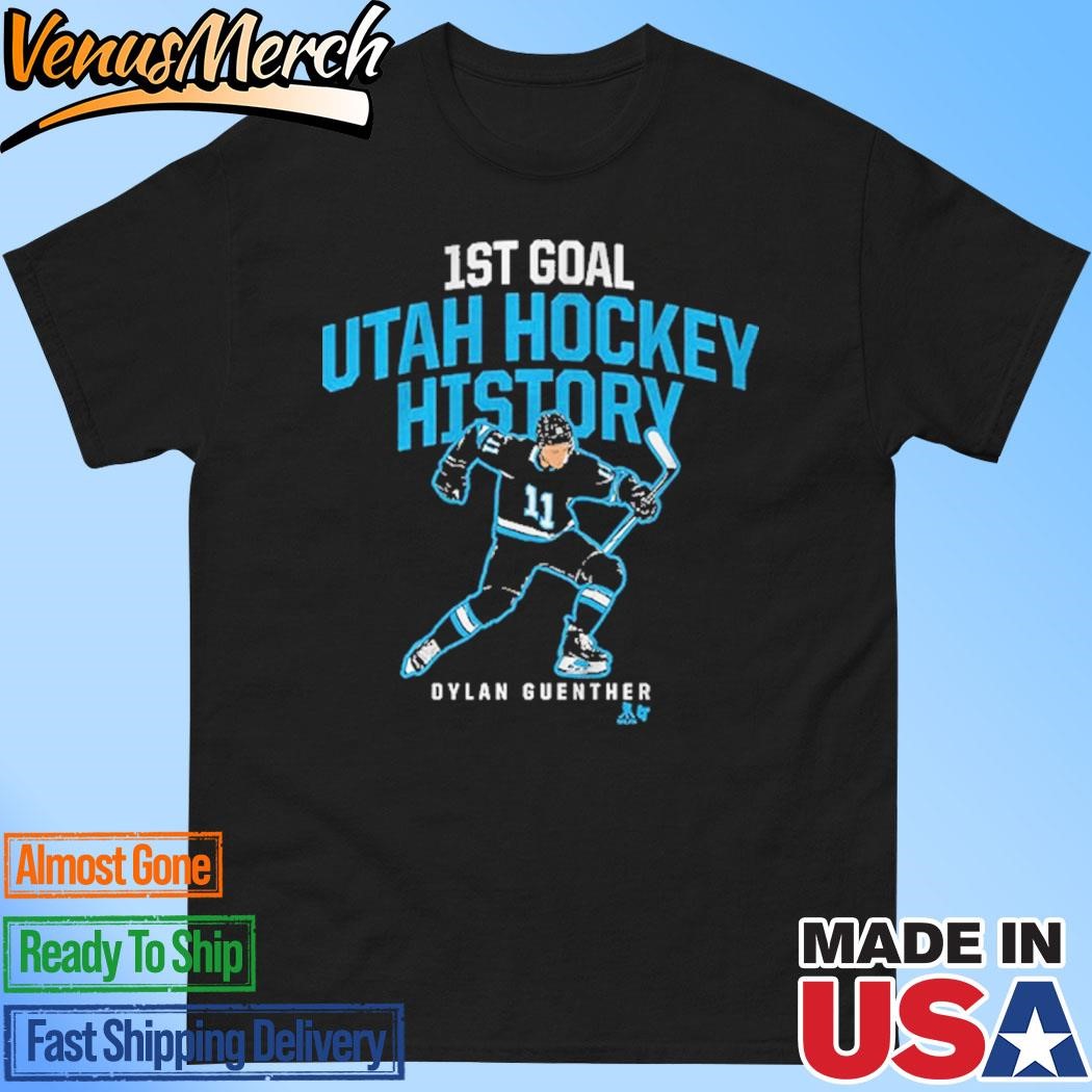 Official Dylan Guenther 1st Utah Goal Shirt