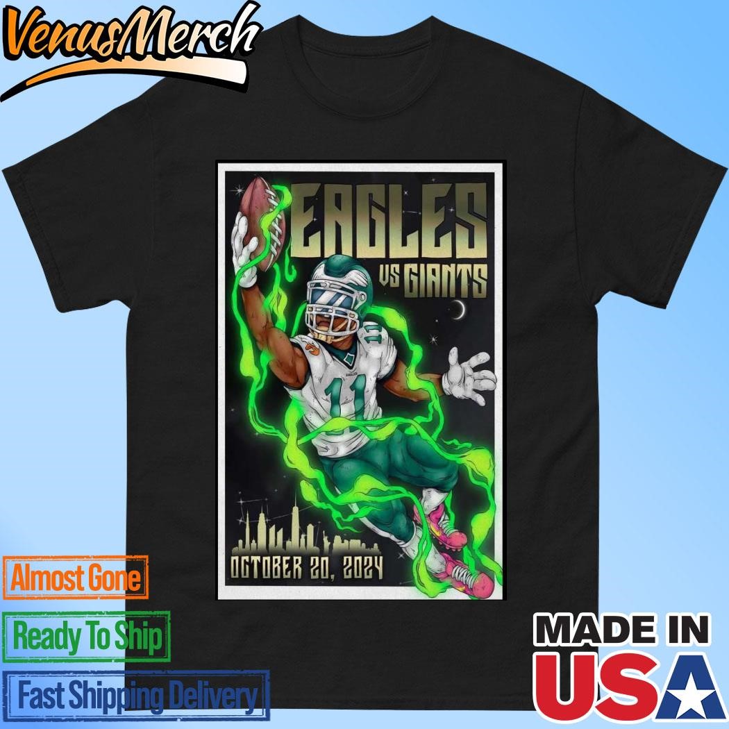 Official Eagles Vs Giants MetLife Stadium In East Rutherford, NJ Oct 20 2024 Poster Shirt