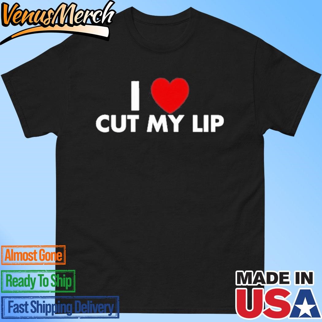 Official Eggtyler Wearing I Love Cut My Lip Shirt