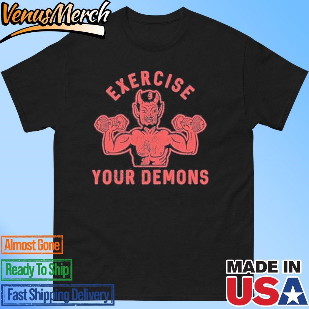 Official Ethan Buck Wearing Exercise Your Demons Devil Shirt