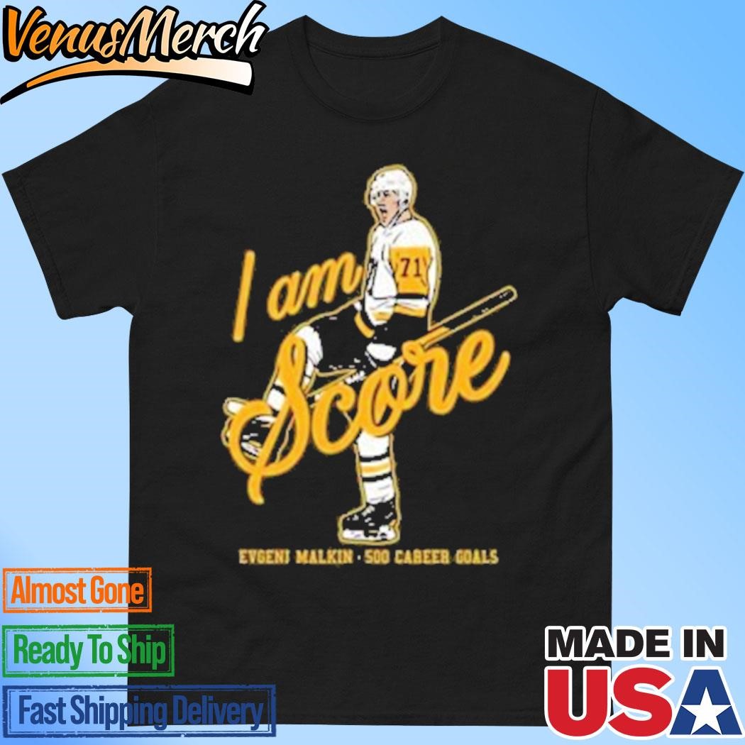 Official Evgeni Malkin 500 Career Goals Shirt