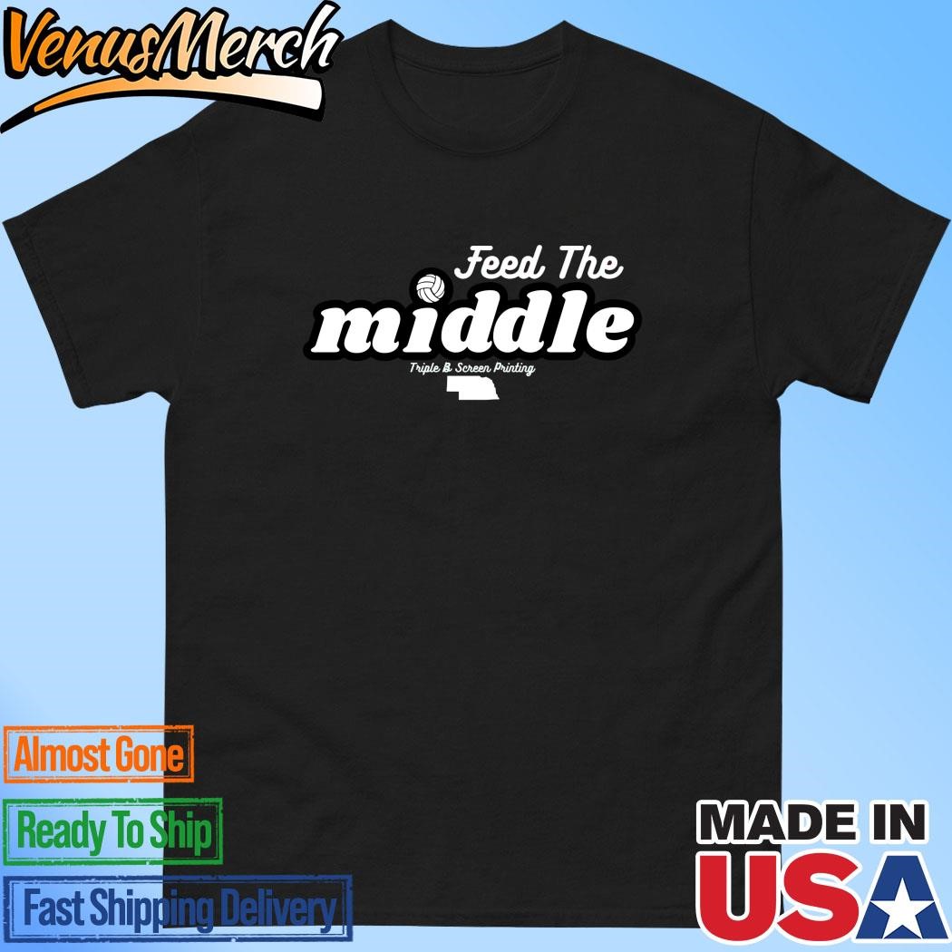 Official Feed The Middle Triple B Screen Printing Shirt