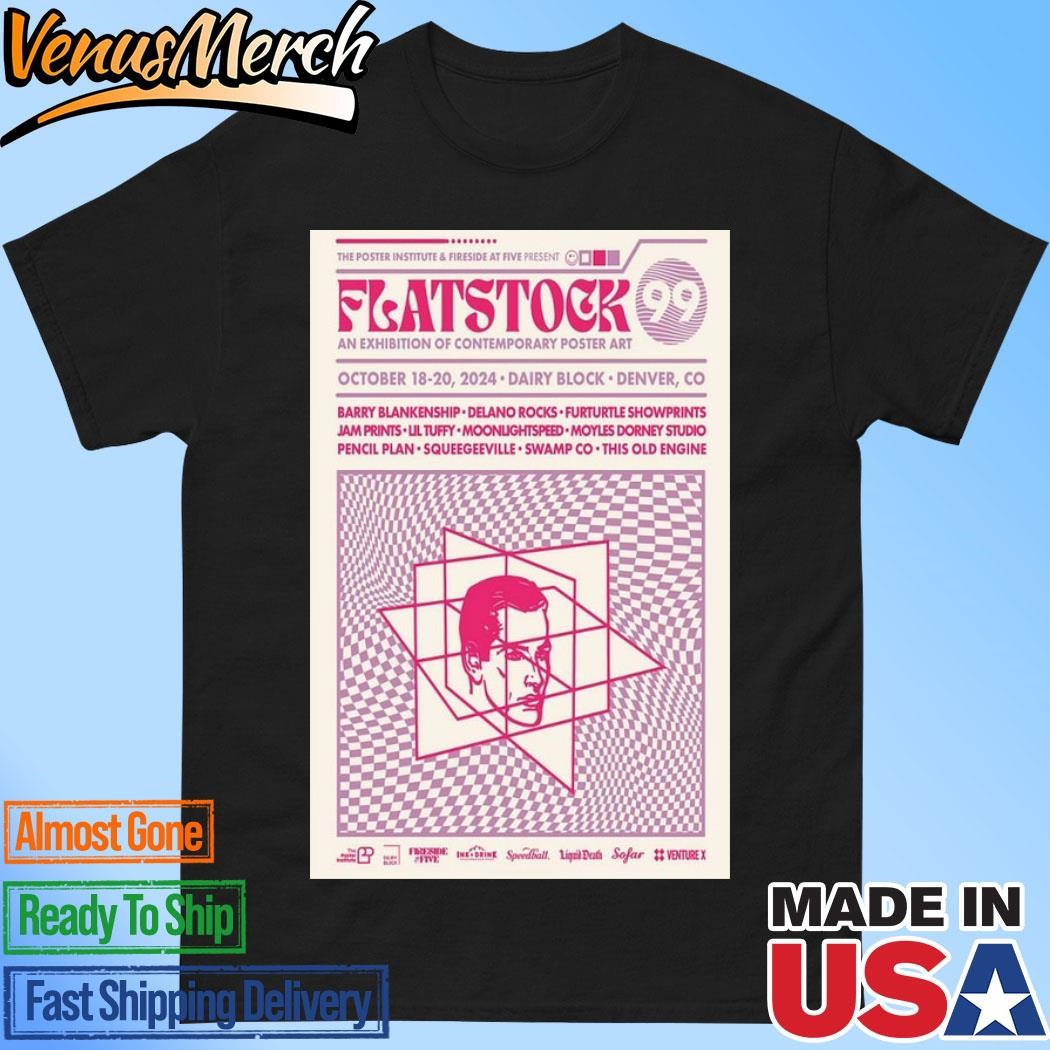 Official Flatstock October 18-20 2024 Live At Dairy Block, Denver CO Poster Shirt