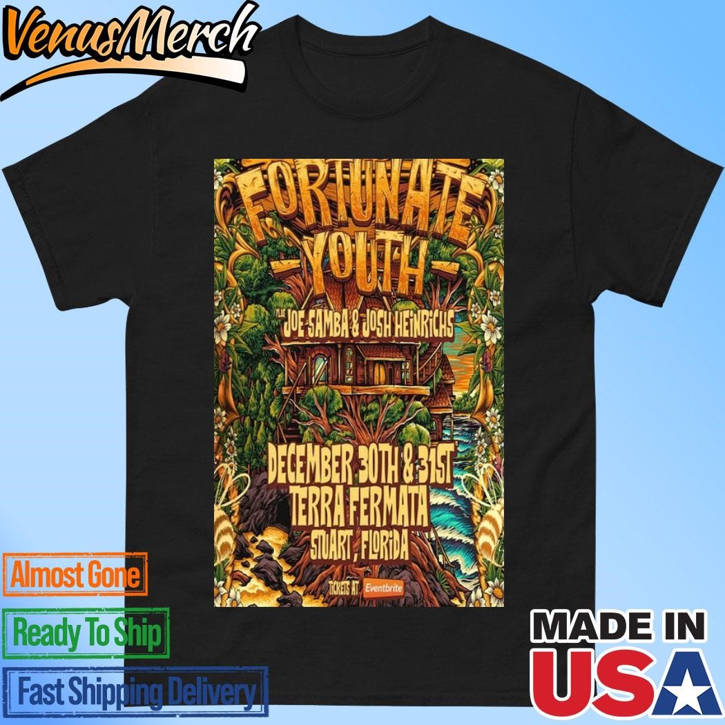 Official Fortunate Youth December 30-31 2024 Terra Fermata In Stuart FL Poster Shirt