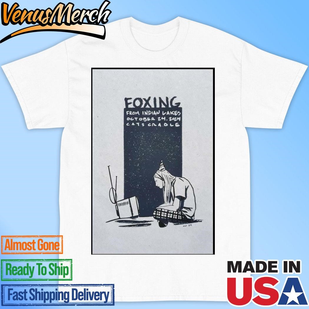 Official Foxing October 24 2024 Cat's Cradle Carrboro, NC Poster Shirt