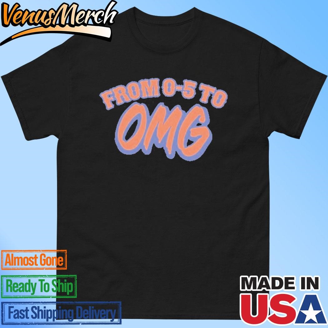 Official From 0-5 To OMG 2024 Shirt