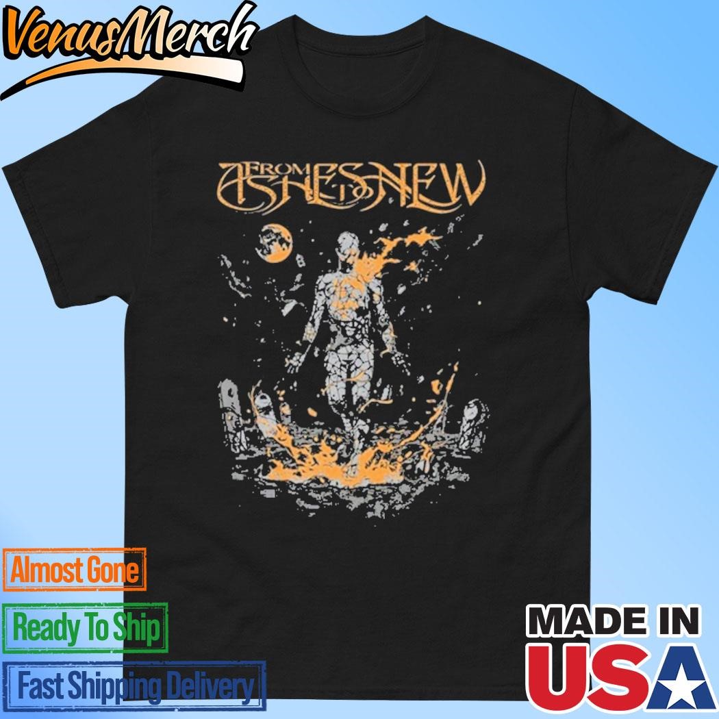 Official From Ashes To New Tour Halloween 2024 One Foot In the Grave Shirt