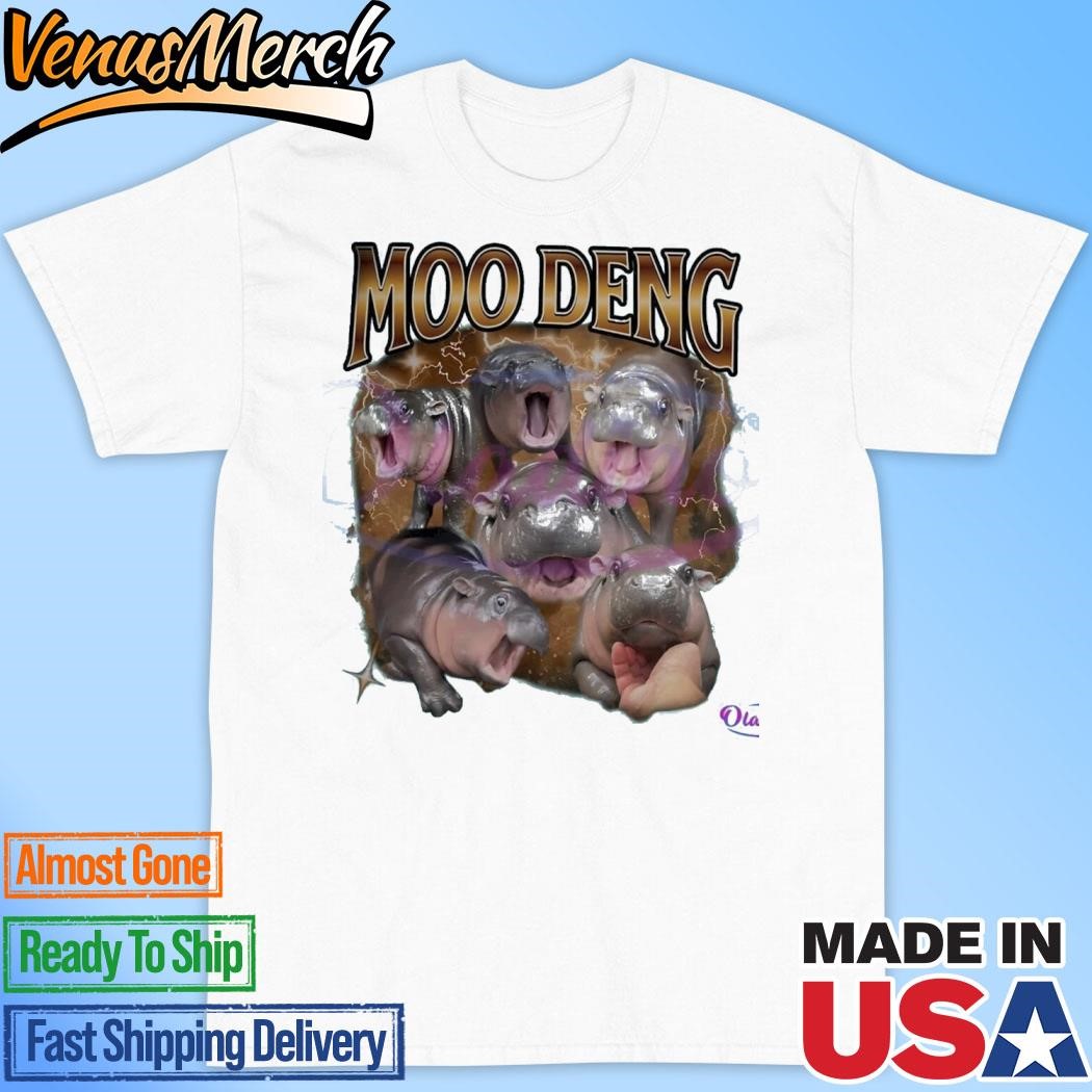 Official Funny Moo Deng Baby Hippo Memes Shirt