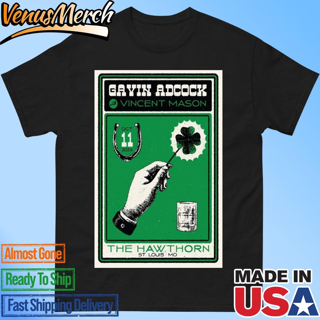 Official Gavin Adcock The Hawthorn In St. Louis MO Oct 11 2024 Poster Shirt