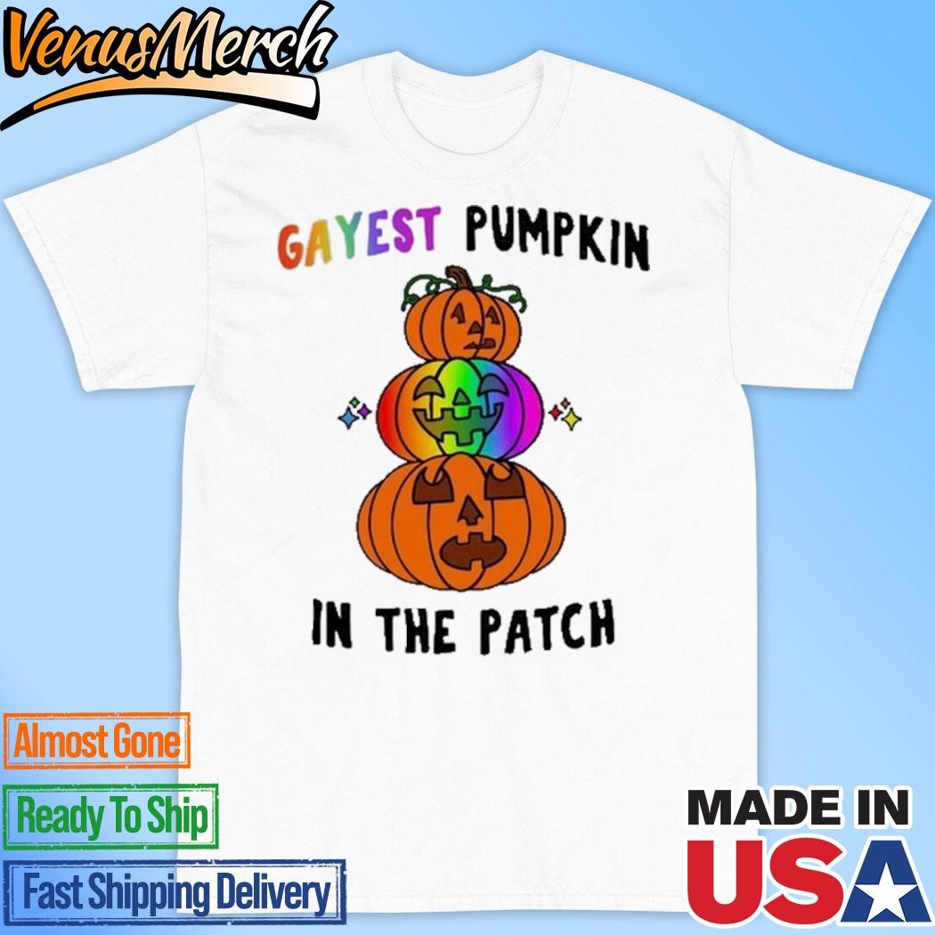 Official Gayest Pumpkin In The Patch Shirt