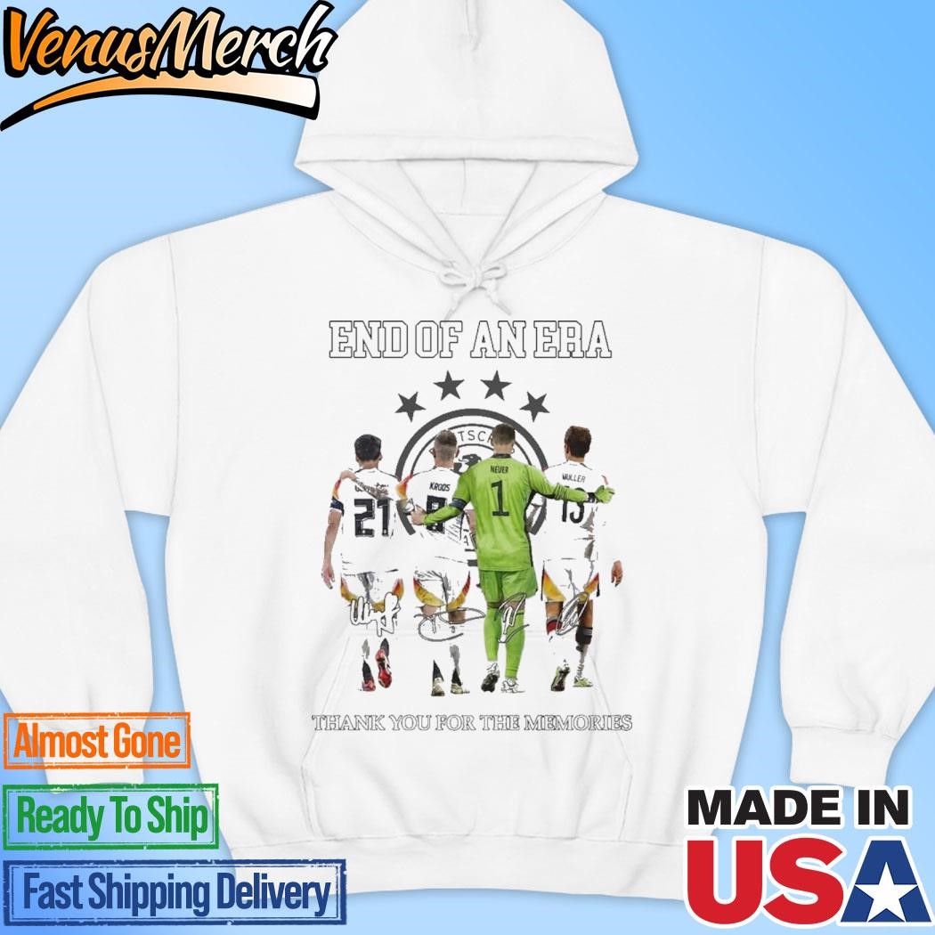 Official Germany National Football Team End Of An Era Thank You For The Memories 2D Hoodie