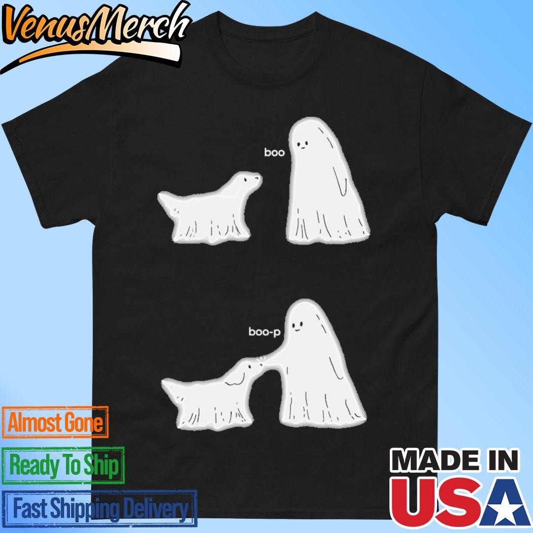 Official Ghost Touch The Dog Boo Boo-p Halloween Shirt